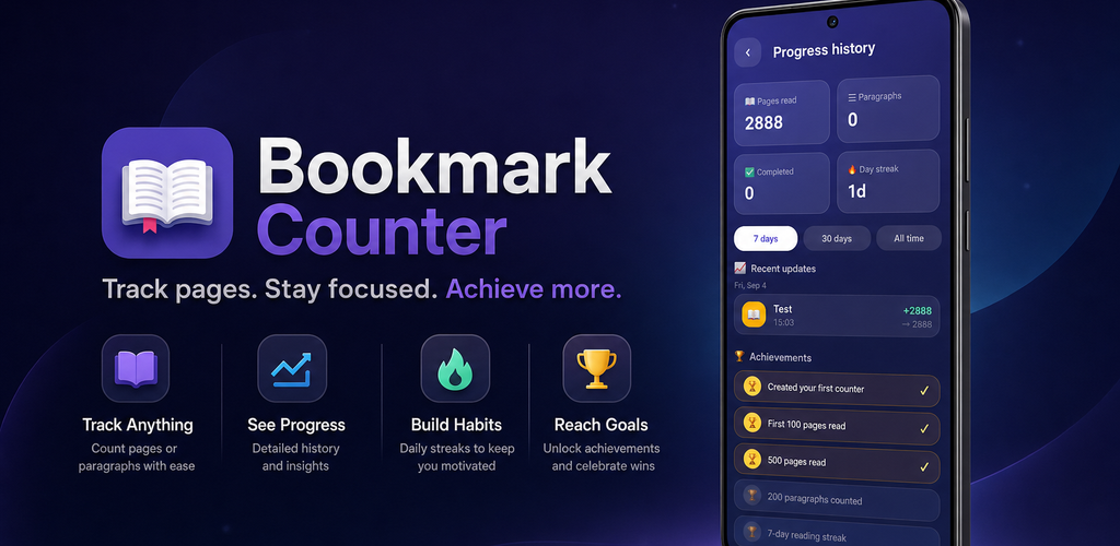 Bookmark Counter promotional banner